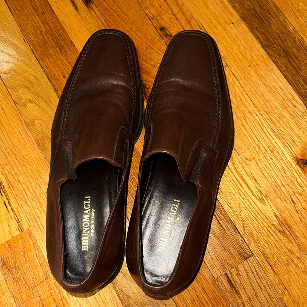 BrunoMagli Raging dark brown dress shoes, size 9M